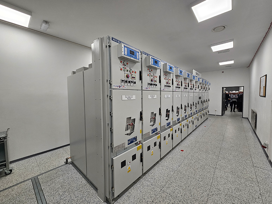 Główny Punkt Zasilania Pilzno widok wewnątrz budynku