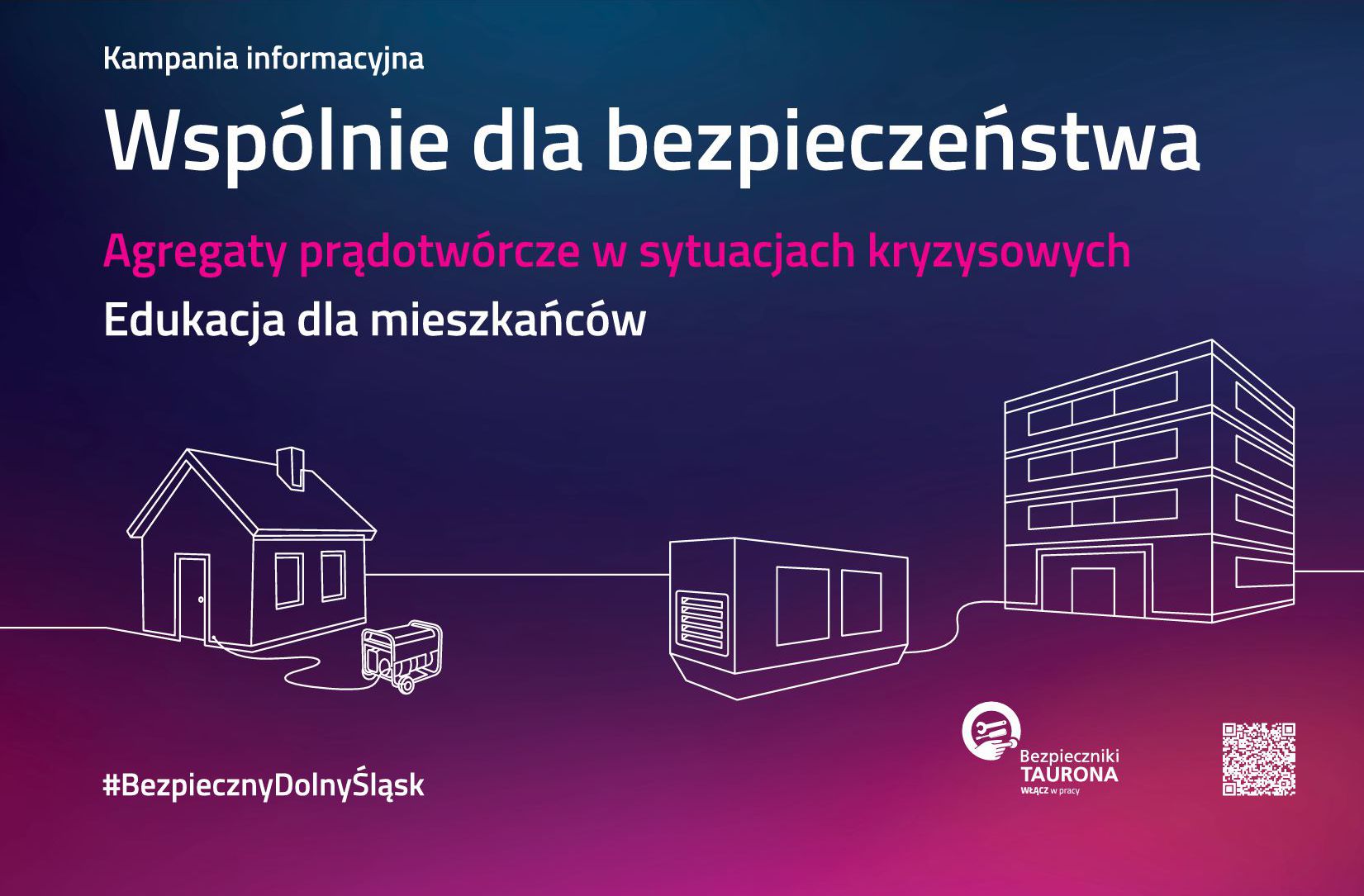 TAURON Dystrybucja i Dolnośląski Urząd Wojewódzki we współpracy ze Strażą Pożarną rozpoczęły kampanię informacyjną „Wspólnie dla bezpieczeństwa: agregaty prądotwórcze w sytuacjach kryzysowych”.