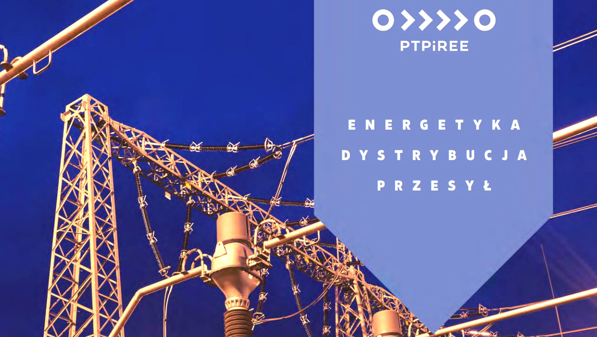 okładka raportu Polskiego Towarzystwa Przesyłu i Rozdziału Energii Elektrycznej