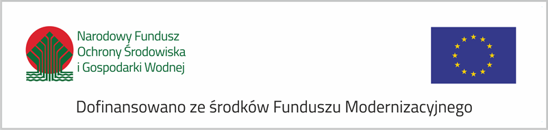 obok herbu Wrocławia znajdującego się z lewej strony umieszczone są cztery symbole samochodów elektrycznych za którymi jest napis Dofinansowano ze środków Narodowego Funduszu Ochrony Środowiska i Gospodarki Wodnej