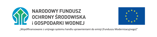 obok herbu Wrocławia znajdującego się z lewej strony umieszczone są cztery symbole samochodów elektrycznych za którymi jest napis Dofinansowano ze środków Narodowego Funduszu Ochrony Środowiska i Gospodarki Wodnej